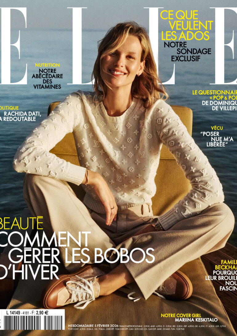 Beach editorial shell portrait