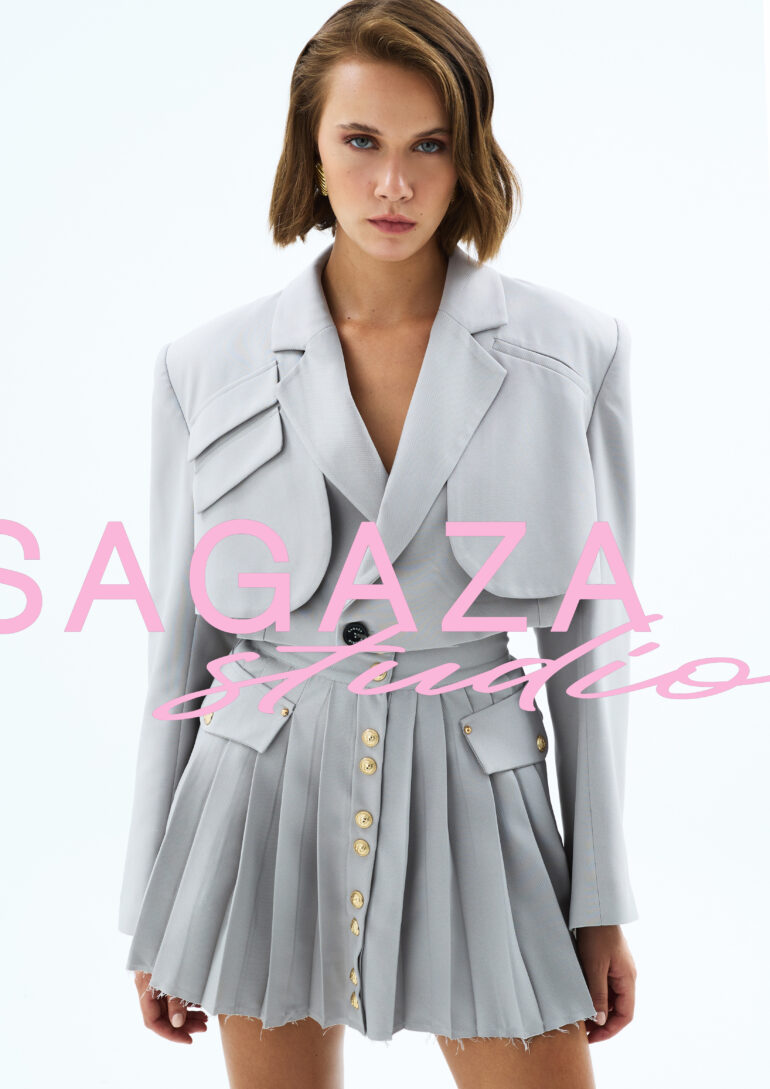 Beach editorial shell portrait