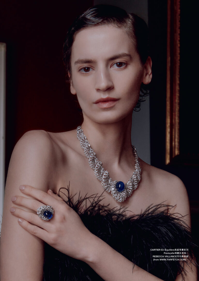 Beach editorial shell portrait