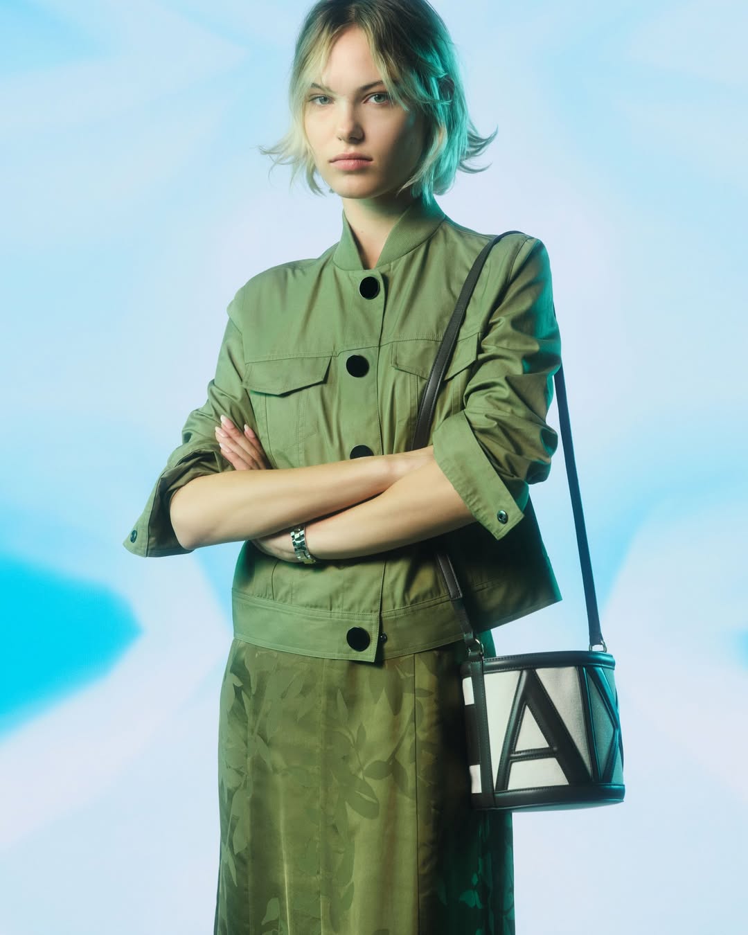 Marie Belle for Armani Exchange news photo